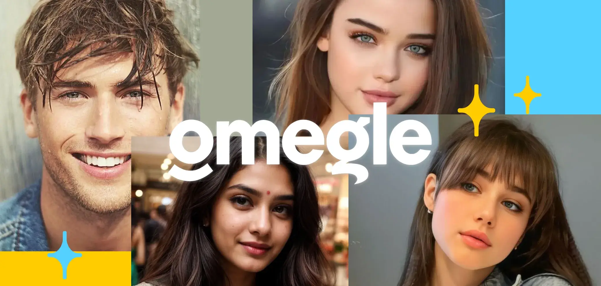 Omegle online Video Chat Interface